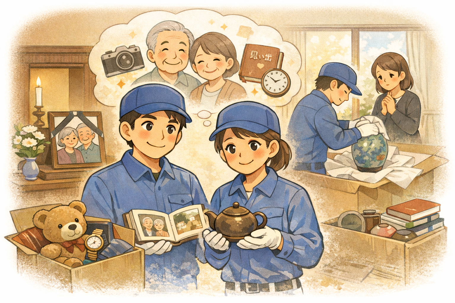 「遺品整理士」教育万全